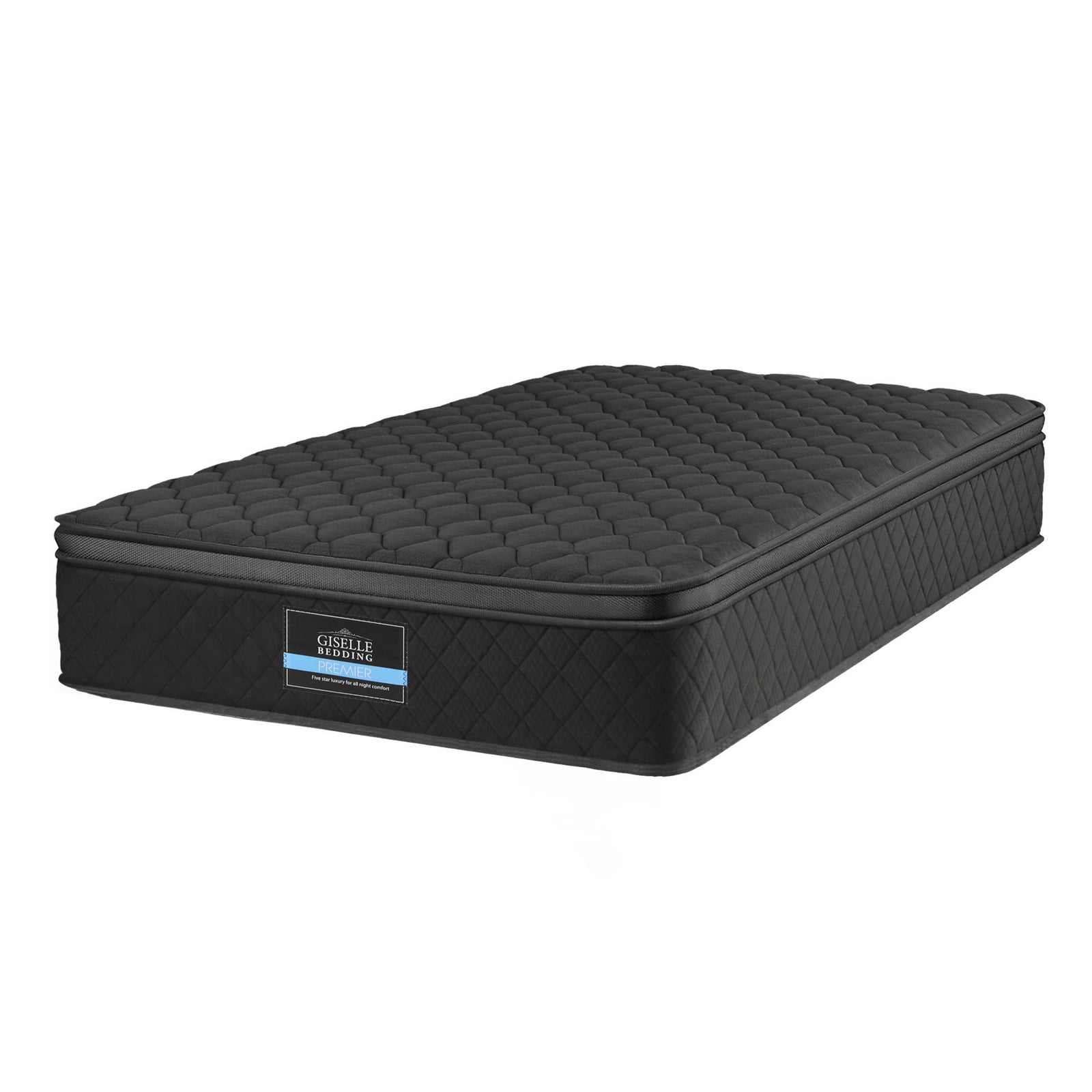 Giselle Bedding Mattress 34cm 5-Zone Pocket Spring Egg-crate Memory Foam King Single