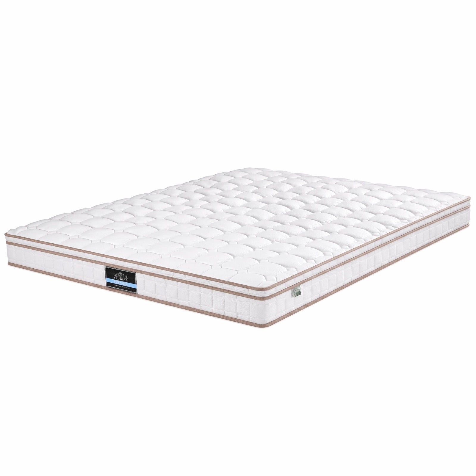 Giselle 20cm Firm Queen Mattress Pocket Spring for Bedroom or Guest Room