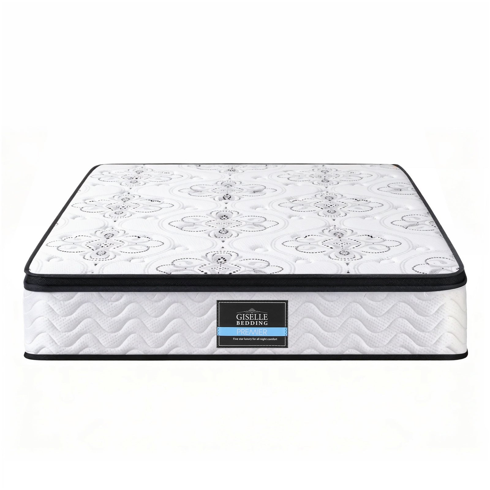 Giselle Bedding 30cm Mattress Pocket Spring Medium Firm Foam Euro Top King