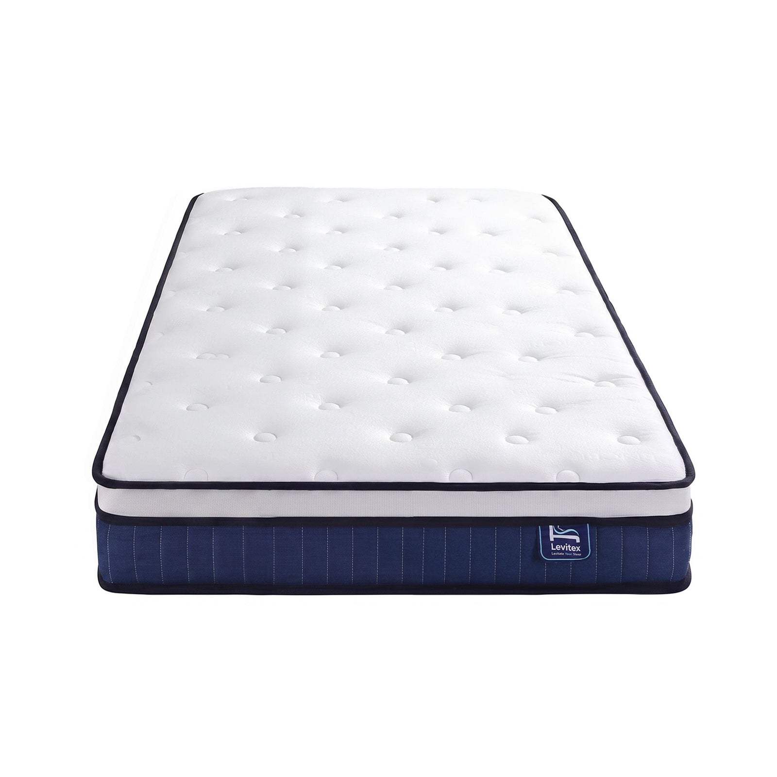 Levitex King Single Mattress 23CM With Pocket Spring & Cooling Gel Foam, Medium-Firm Full-Body Support, Mattresses In A Box