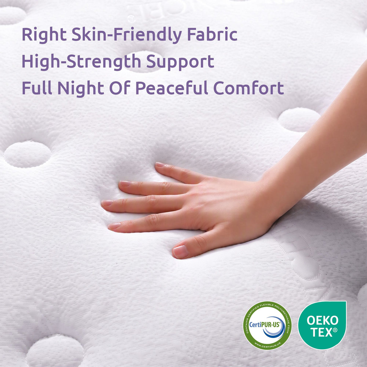 Levitex King Single Mattress 23CM With Pocket Spring & Cooling Gel Foam, Medium-Firm Full-Body Support, Mattresses In A Box