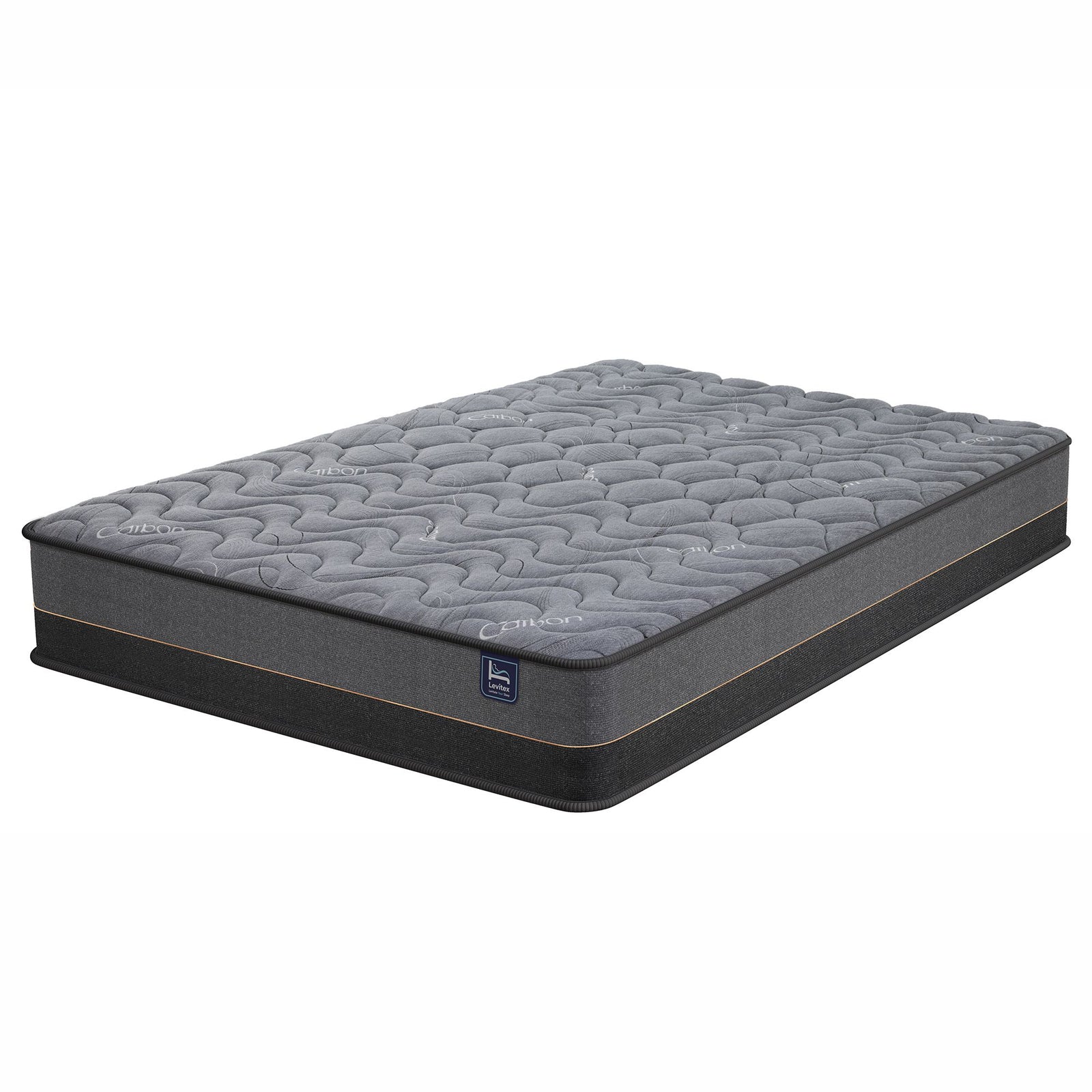 Levitex 25 cm Hybrid Pocket Spring Mattress Firm with 4cm Egg Crate Foam for Deep Sleep Bamboo Charcoal Fabric Double