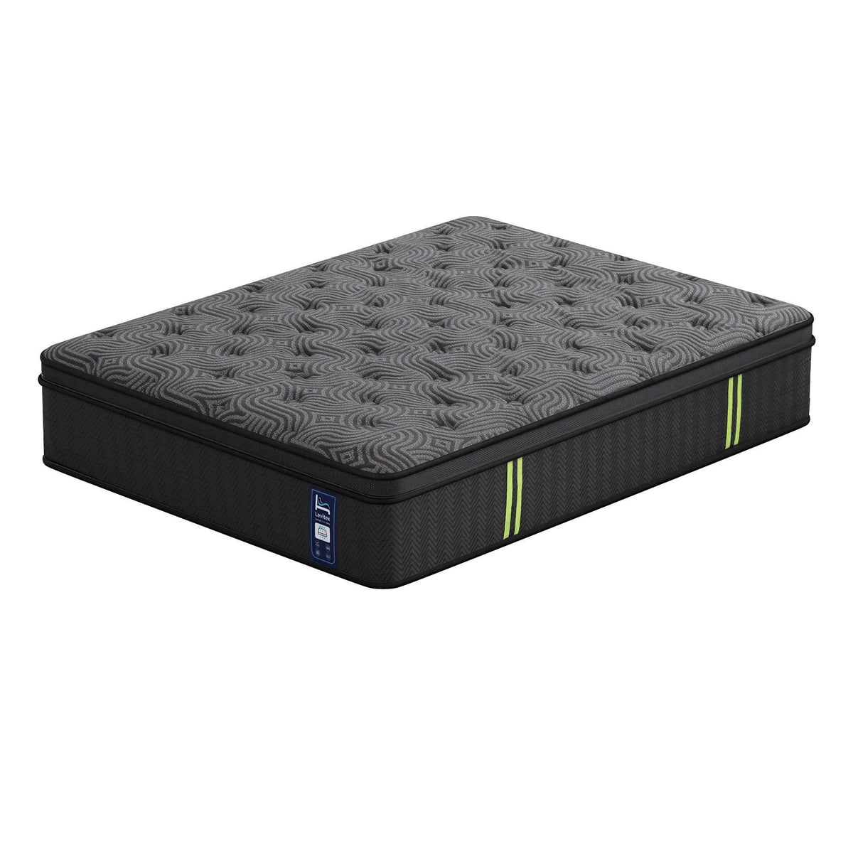 Levitex 34 cm Pocket Spring Mattress with Reinforced Edge Support & 5-Zone Pressure Relief Breathable Gel Memory Foam Hybrid Mattress for Back Pain Queen