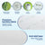 Giselle Bedding 5cm Memory Foam Mattress Topper 7-Zone King Single