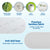Giselle 12cm Memory Foam Mattress Topper Ventilated Cool Gel Bamboo Cover Single