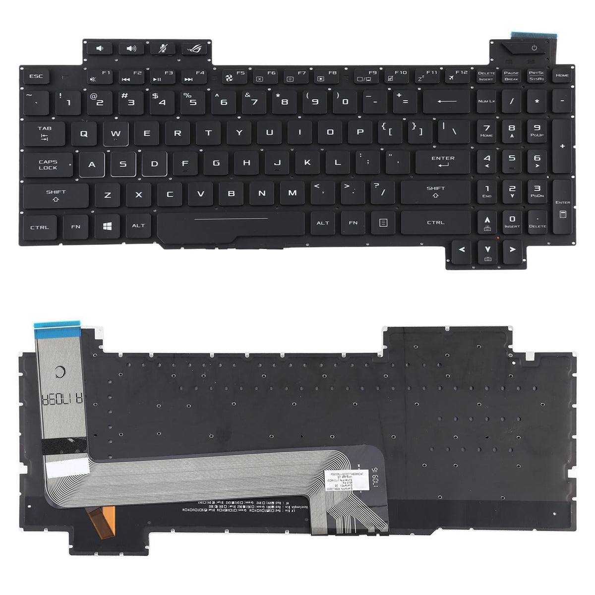 Backlit Us Keyboard For Asus Rog Strix Gl503 / 703 Series-1915197777437134853
