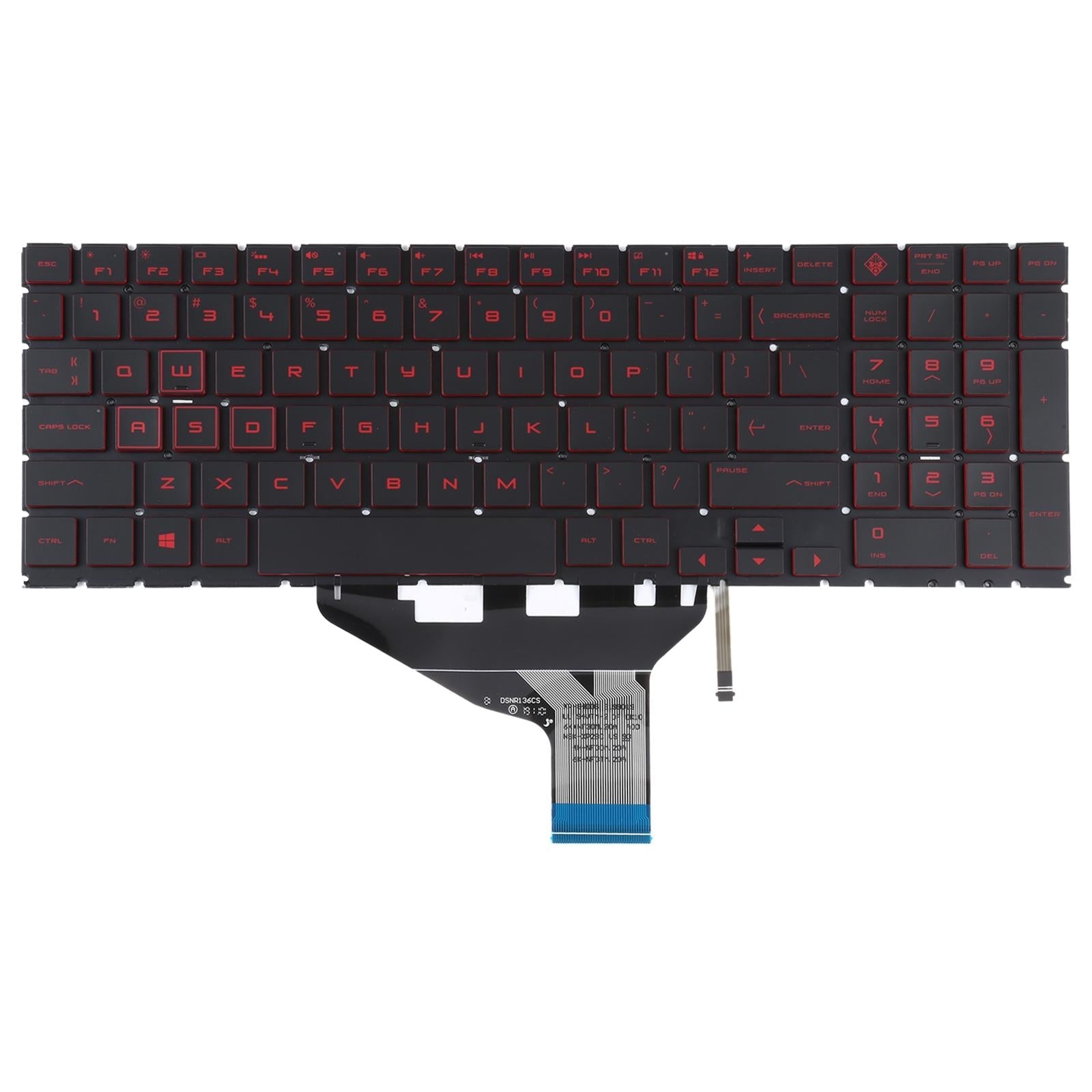 Red Backlit Us Keyboard For Hp Omen 15 / 17 Series-1915197390487425025