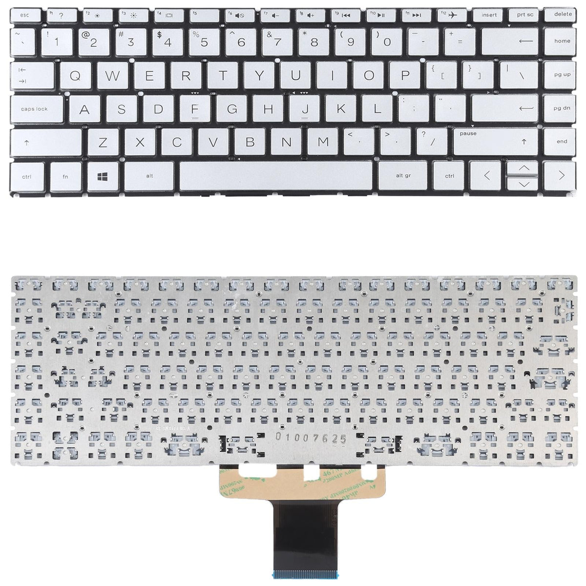 Silver Us Keyboard For Hp Pavilion X360 14-Inch-1915196599957590021