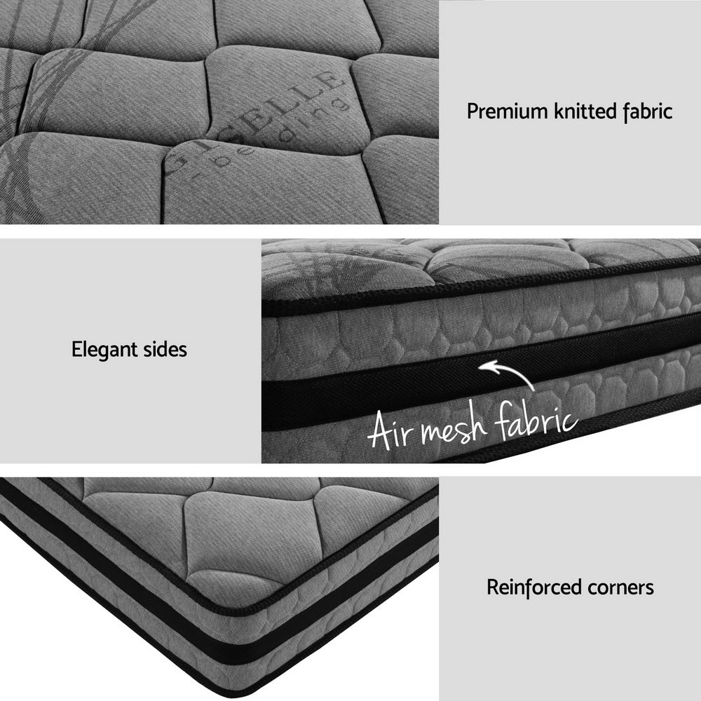 Artiss  Metal Bed Frame Single Size Beds Platform with Mattress