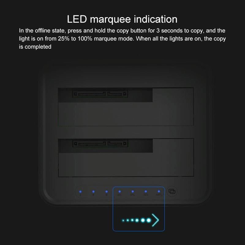2-Bay Usb 3.0 Sata Hard Drive Dock-1915196618383167495