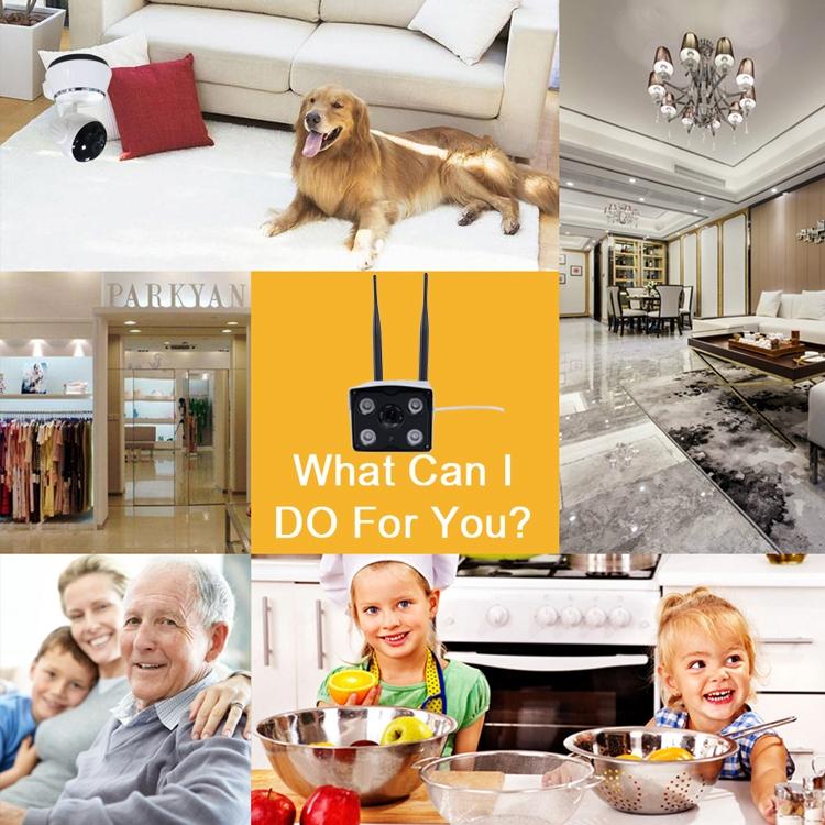 Smart Wireless Wifi Ip Camera With Dual Antenna Infrared Night Vision & 64Gb Tf Card Support-1915197084424867843