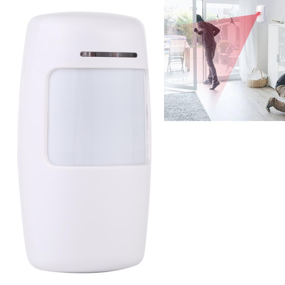 Wireless Wide Angle Pir Detector - 433Mhz White-1915196622044794880