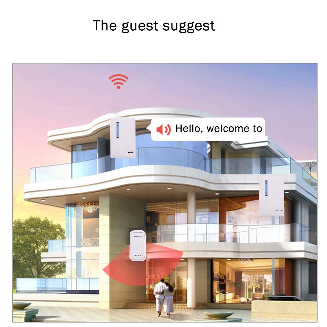 120M Range Smart Wireless Doorbell With Dual Receiver-1915198059025928195