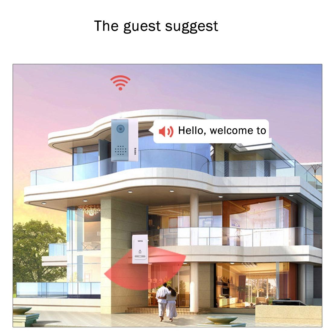 Smart Wireless Doorbell With Dual Receiver - 120M Range-1915197922622967811