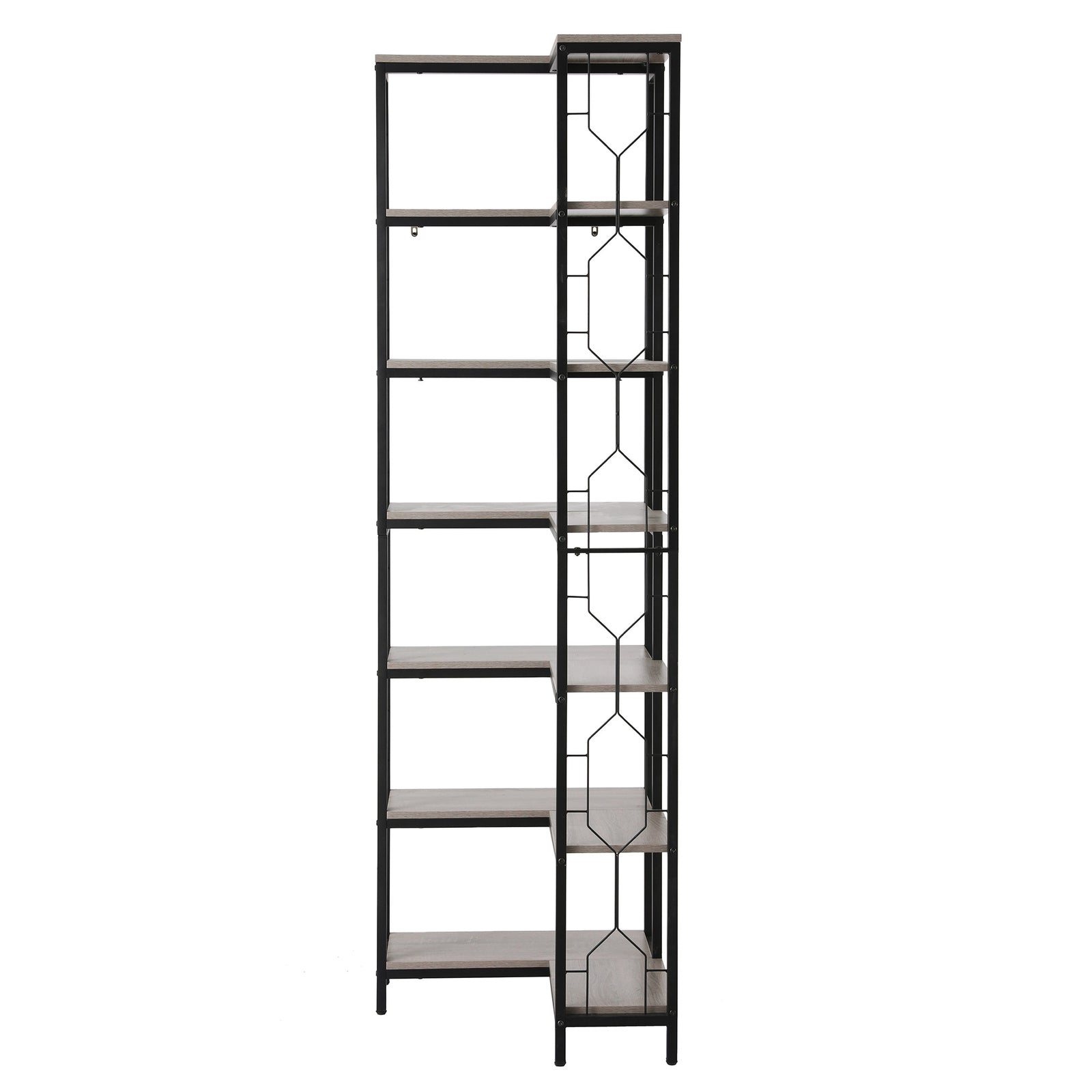 Artiss 6 Tiers Bookshelf Corner Shelf Bookcase Display Shelves Oak