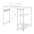 Artiss Computer Desk L-Shape Home Office Study Table Open Shelves White 100CM