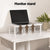 Artiss Computer Desk L-Shape Home Office Study Table Open Shelves White 100CM
