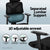 Artiss Computer Desk L-Shape Study Desks Ergonomic Office Chair Mesh Chairs