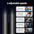 Everfit Massage Gun U-shaped Extended Handle Percussion Massager 4 Heads