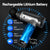 Everfit Massage Gun 30 Speed 6 Heads Vibration Muscle Massager Chargeable Black