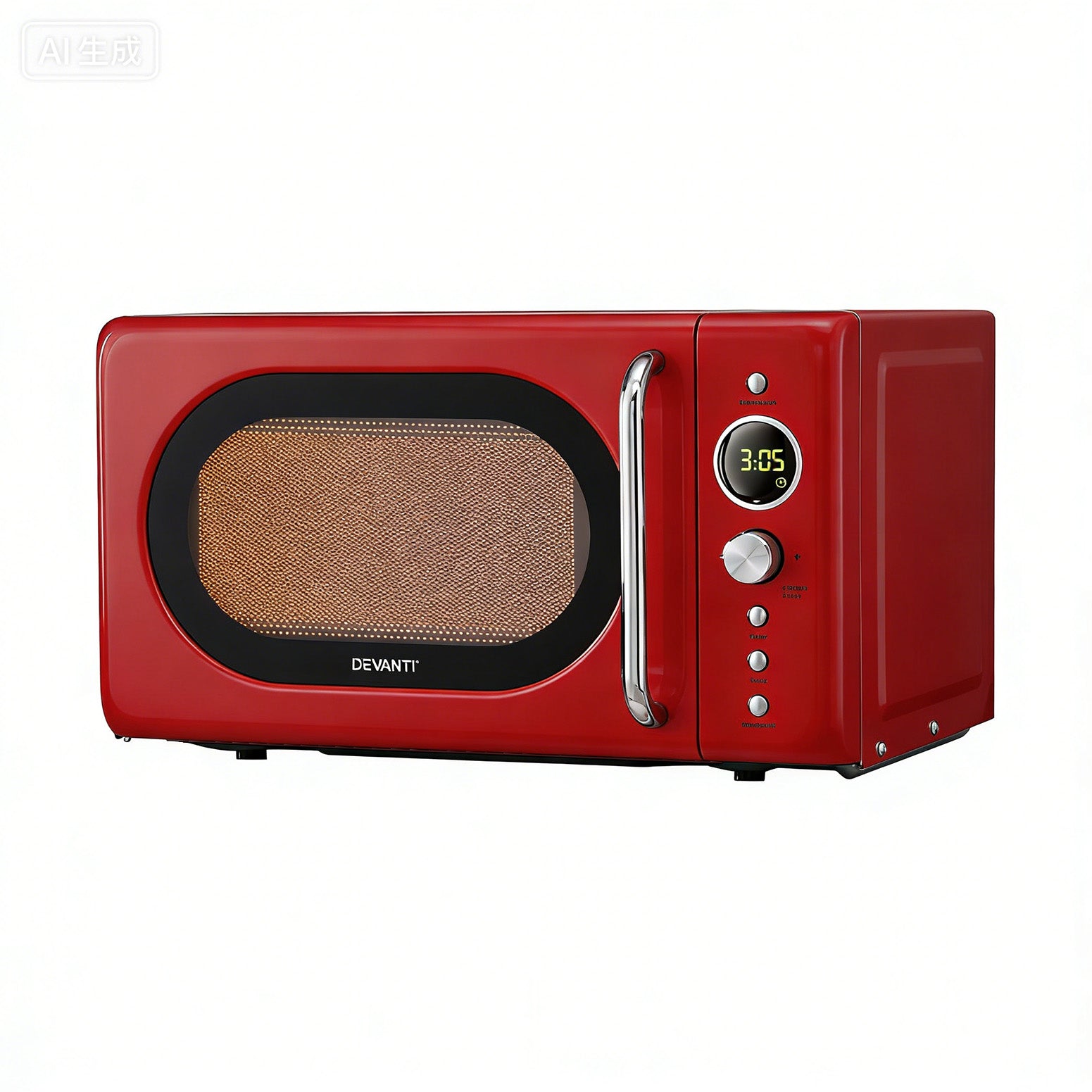 Devanti 20L Microwave Oven 700W Red