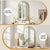 Embellir 86x50cm Arched Wall Mirror Vanity Makeup Home Decor