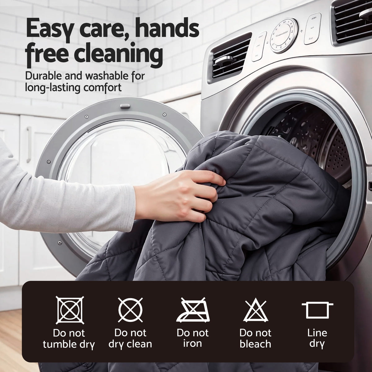 Giselle Water-Resistant Mattress Protector Microfiber 35cm 360° Fit Single