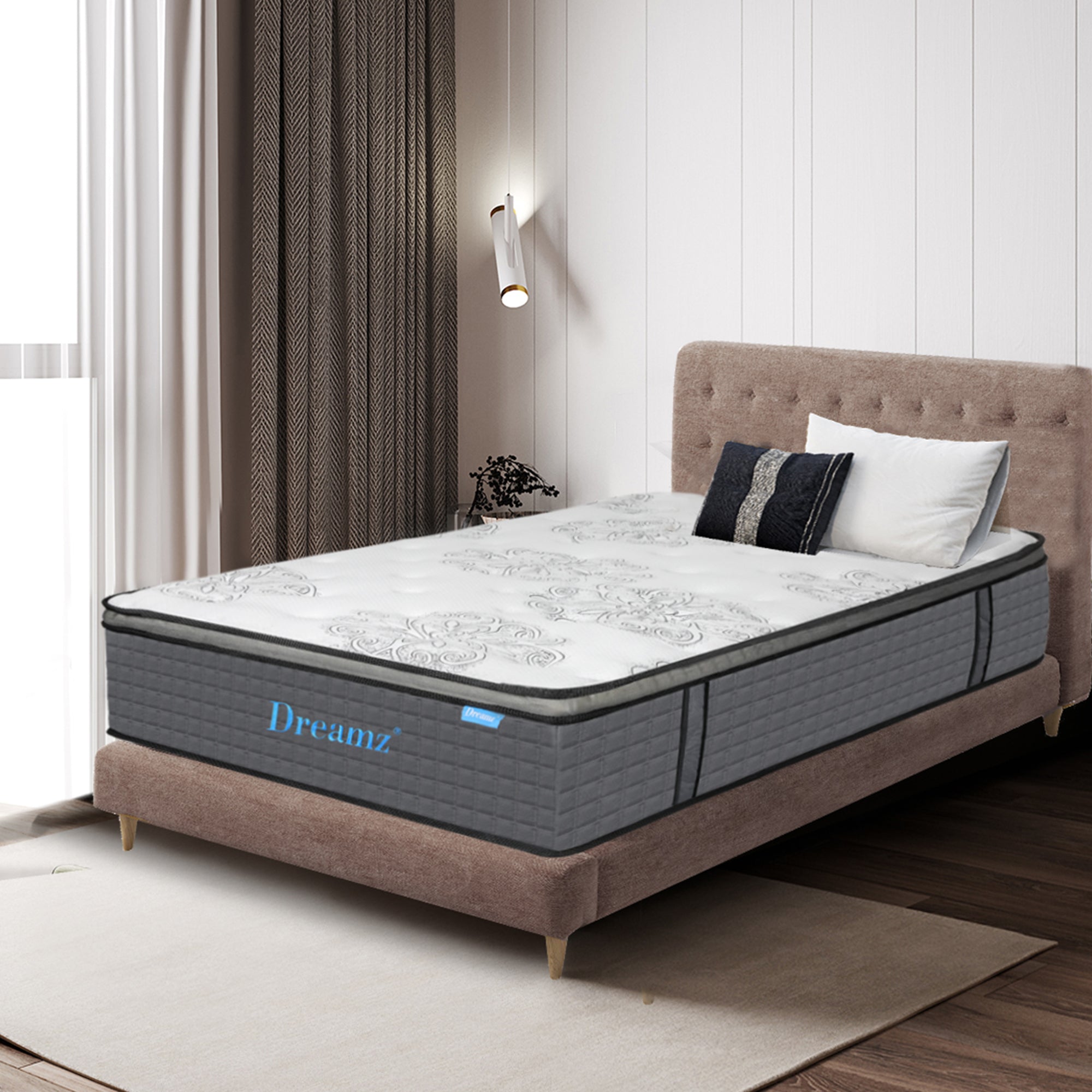 Dreamz Spring Mattress Bed Pocket Egg King Single-1973193575315410950