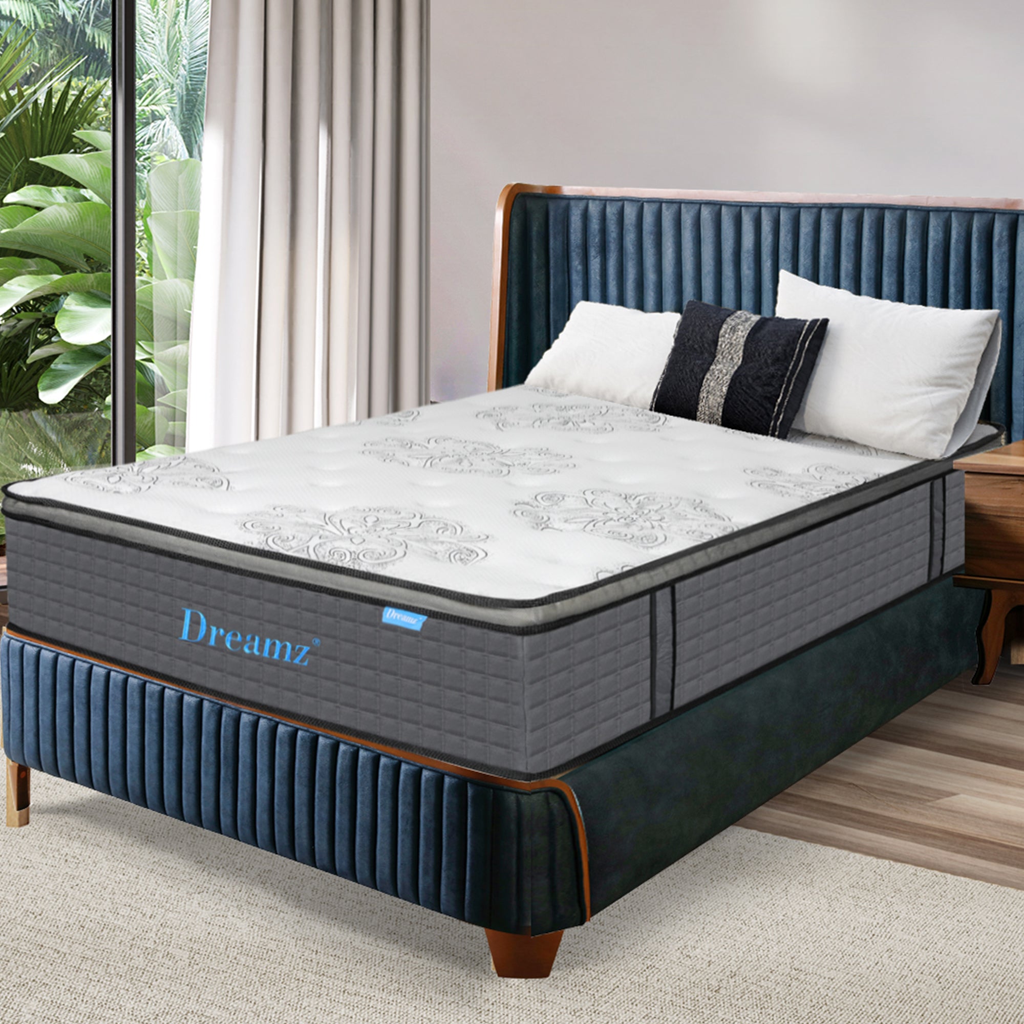 Dreamz Spring Mattress Bed Pocket Egg King Single-1973193575315410951