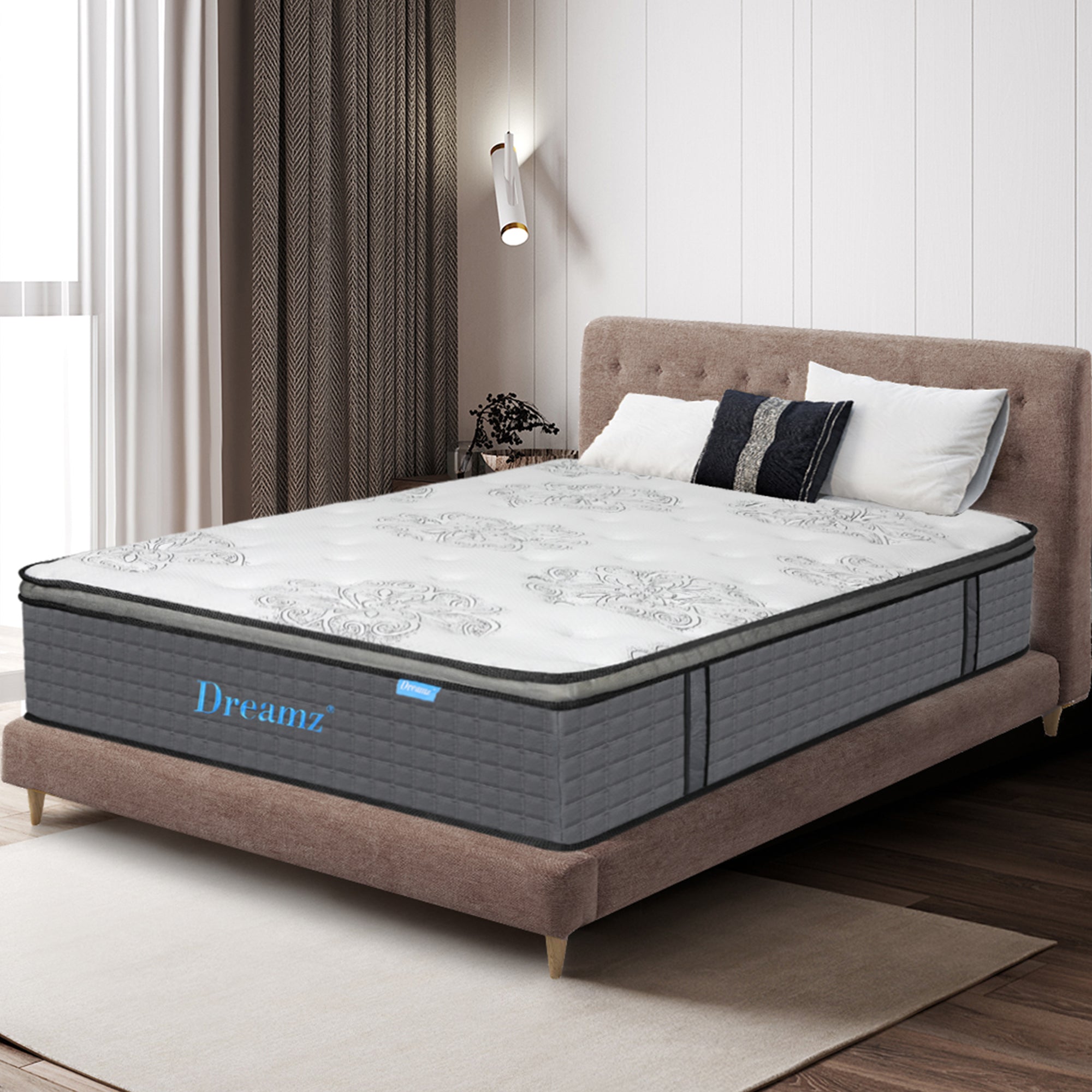 Dreamz Spring Mattress Bed Pocket Egg King-1973193575126667270