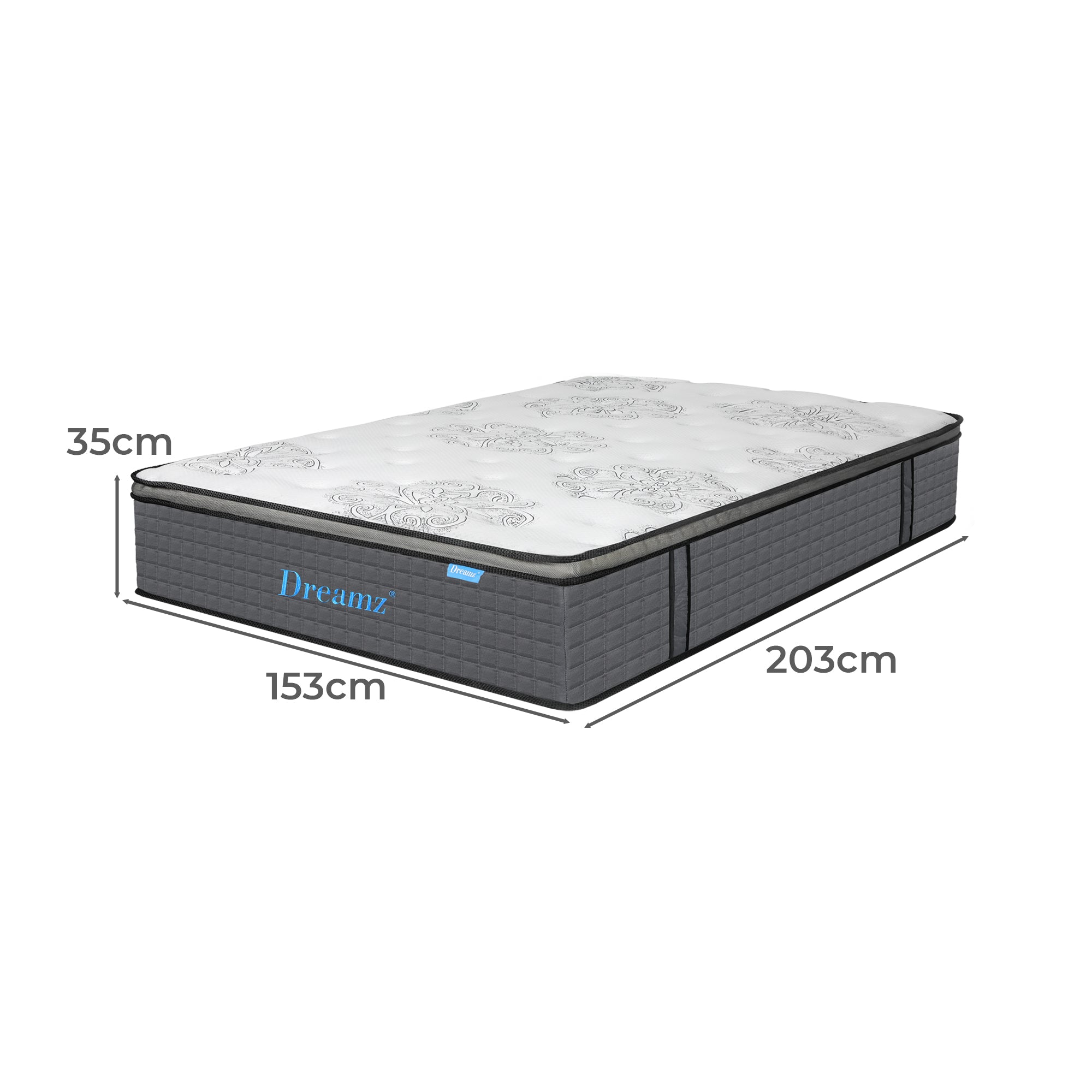 Dreamz Spring Mattress Bed Pocket Egg Queen-1973193575499960321