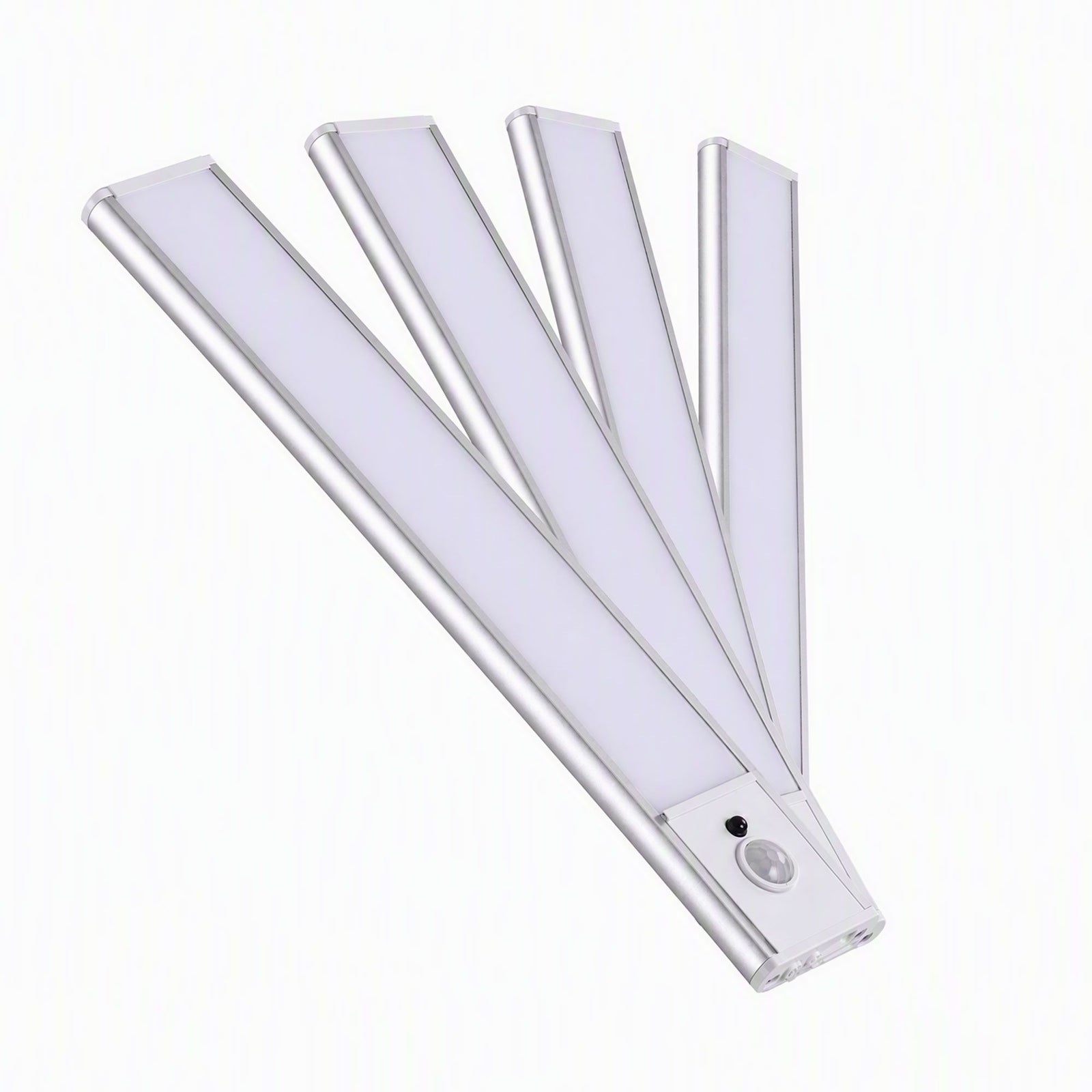 Artiss 4-Pack 25cm Motion Sensor Under Cabinet Lights, LED Closet Light with 5 Colors Dimmable
