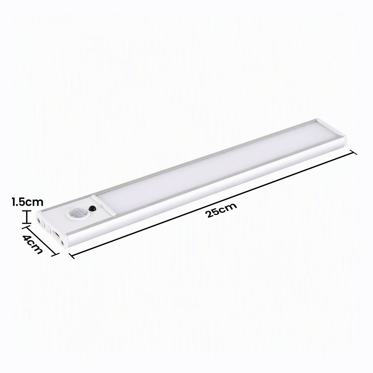 Artiss 4-Pack 25cm Motion Sensor Under Cabinet Lights, LED Closet Light with 5 Colors Dimmable