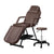 Zenses Massage Table Adjustable Salon Bed Chair 3-Fold Brown