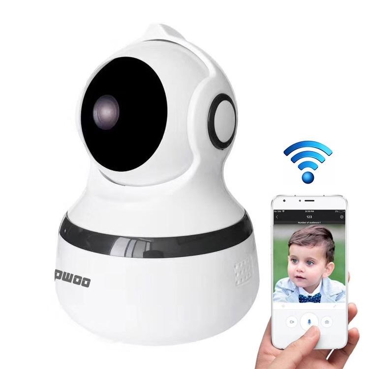 1080P Hd Wifi Ip Camera With Motion Detection And Night Vision - White-1915196636016021505