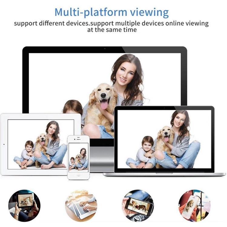 1080P Hd Wifi Ip Camera With Motion Detection And Night Vision - White-1915196636016021512