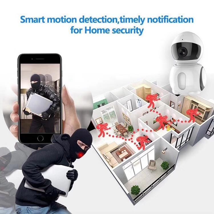 2.0Mp 1080P 1 / 2.7 Inch Hd Wifi Ip Camera Support Motion Detection / Night Vision White-1915196642202619909
