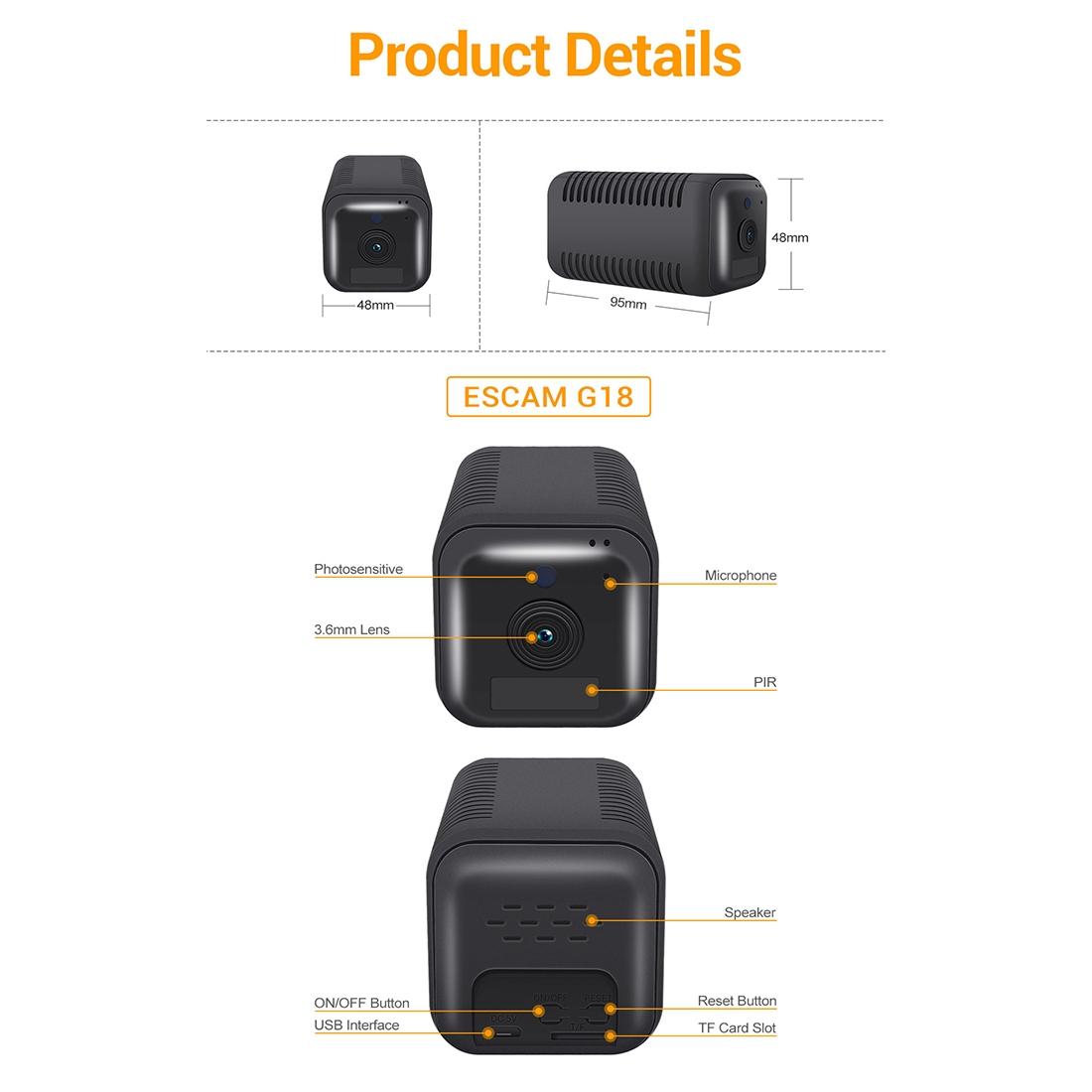 1080P Full Hd Wifi Camera With Night Vision And Two-Way Audio-1964932147433312261