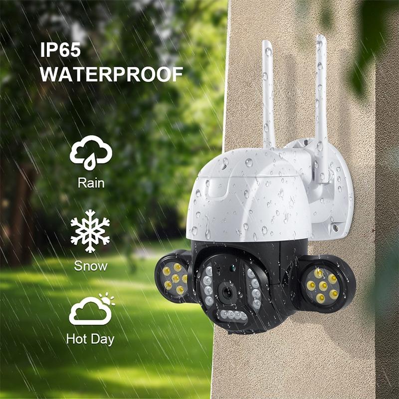 2.4G Wireless Ip Camera With 3.0Mp Motion Detection Two-Way Audio Night Vision And Tf Card Support - Ip65 Waterproof-1964932157256372225