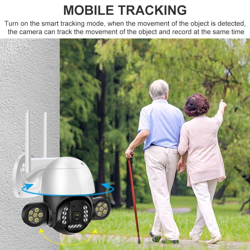 2.4G Wireless Ip Camera With 3.0Mp Motion Detection Two-Way Audio Night Vision And Tf Card Support - Ip65 Waterproof-1964932157256372231