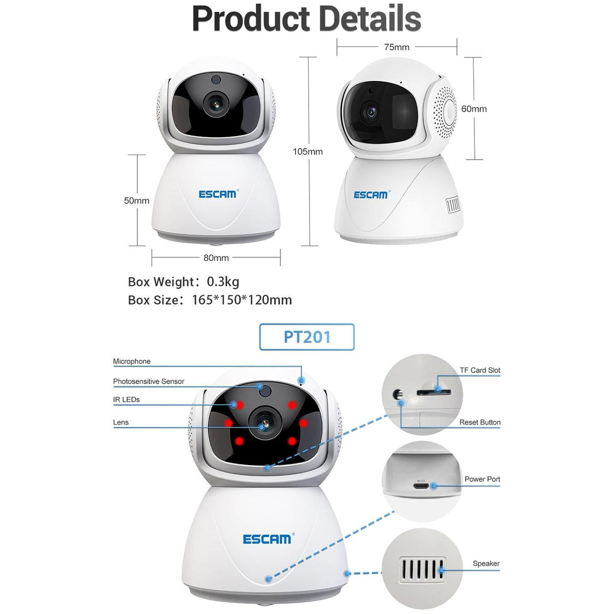 1080P Dual-Band Wifi Ip Camera With Night Vision Motion Detection Auto Tracking Tf Card And Two-Way Audio-1915196610950860804