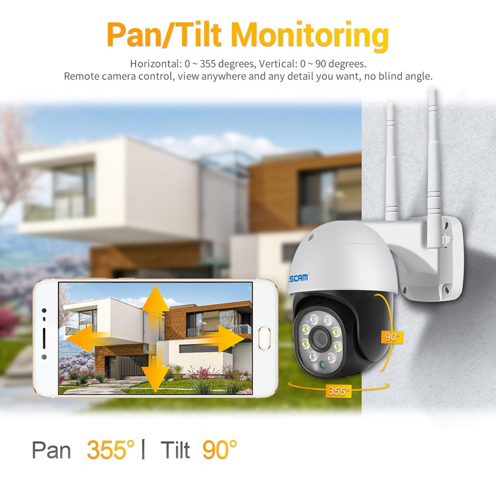 1080P Wifi Ip Camera With Two-Way Audio Motion Detection Night Vision And Tf Card Support-1915196612066545672