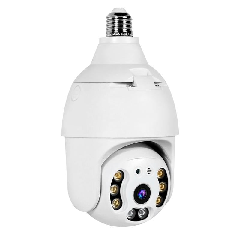 Smart Wifi Outdoor Light Bulb Camera - 1080P Hd 3.0Mp Night Vision Motion Detection Tf Card Support-1915197464860823552