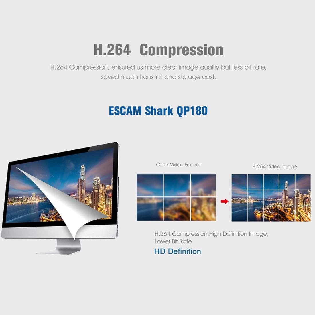 360 Degree Fisheye Lens Wifi Ip Camera With Motion Detection & Night Vision - Shark 960P-1915197205610893315