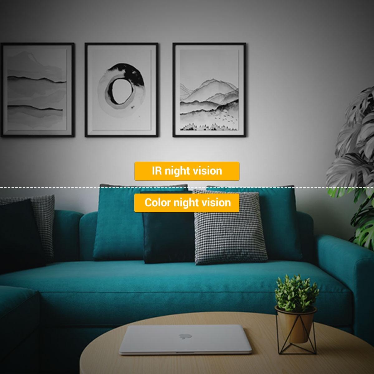 1080P Wifi Light Bulb Camera With Motion Detection Night Vision And Two-Way Audio-1915197294404309001