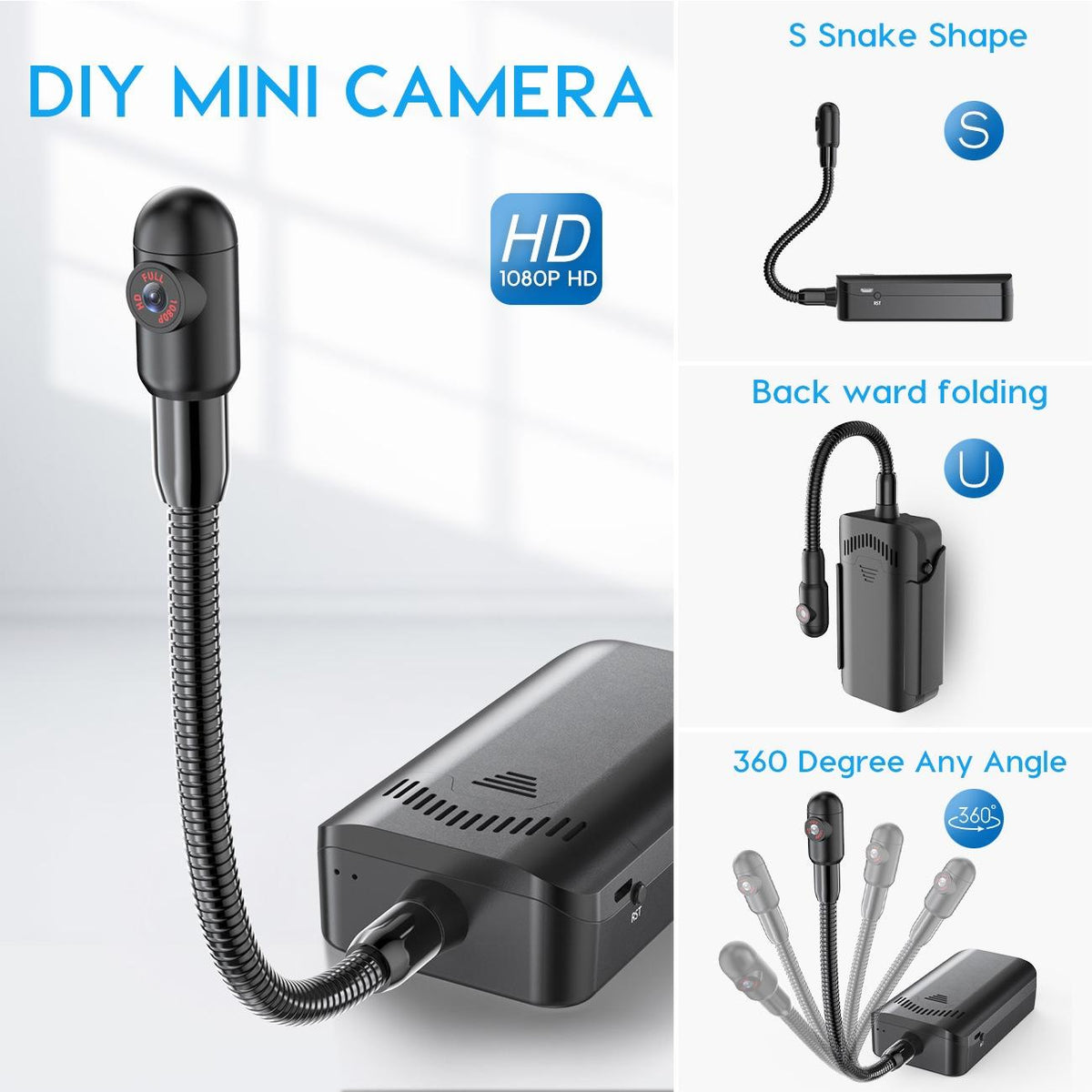 1080P Hd Wifi Snake Tube Camera With Motion Detection-1915196614188863491