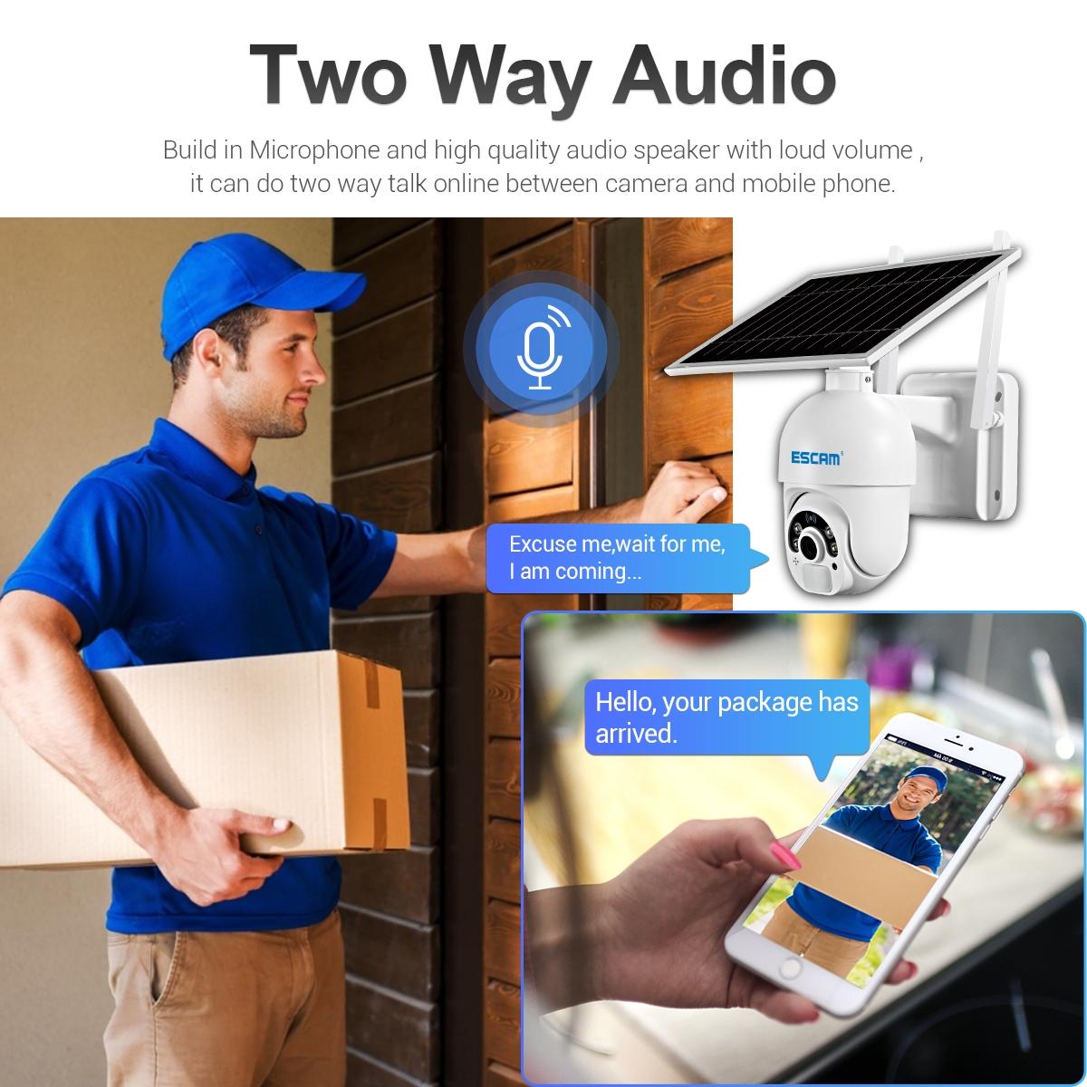 1080P Solar Wifi Camera With Motion Detection & Night Vision-1915197379028586503