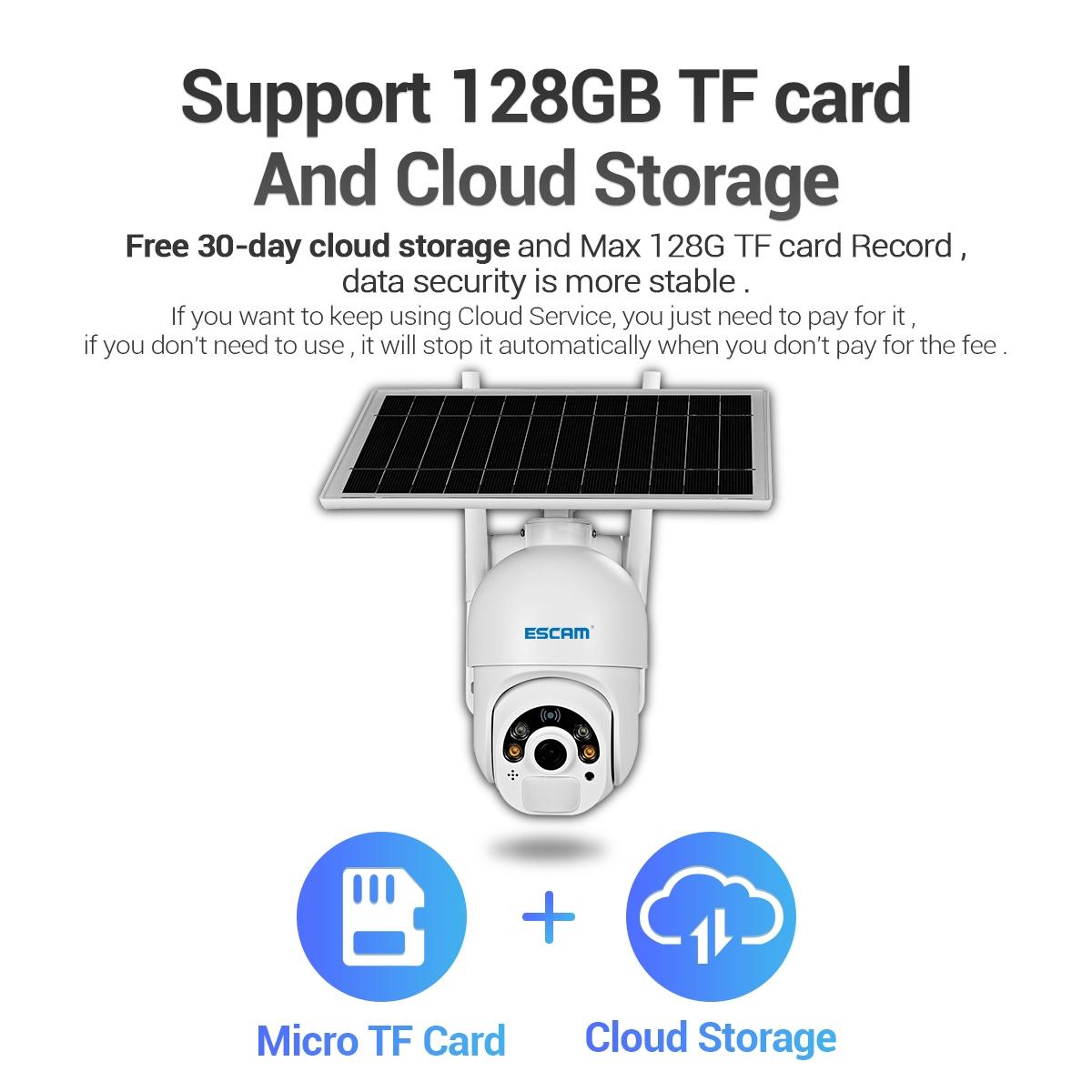 1080P Solar Wifi Camera With Motion Detection & Night Vision-1915197379028586504