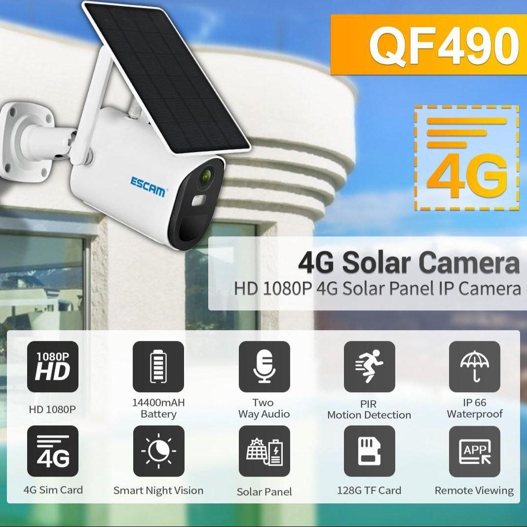 Solar Panel 4G Hd 1080P Ip Camera-1915197072680816642