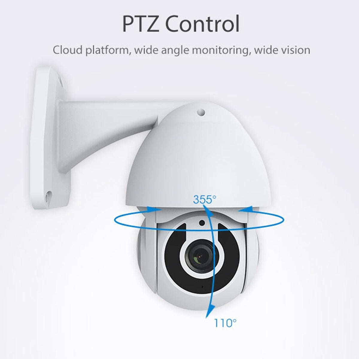 Outdoor Wifi Smart Pt Ip Camera - White-1915196630907359234